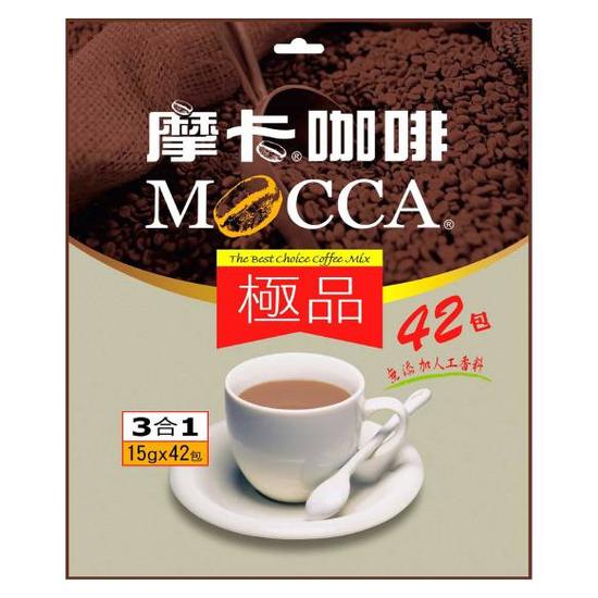 摩卡咖啡極品三合一咖啡 15gx42入