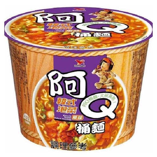 統一阿Q桶麵-韓式泡菜風味 102g