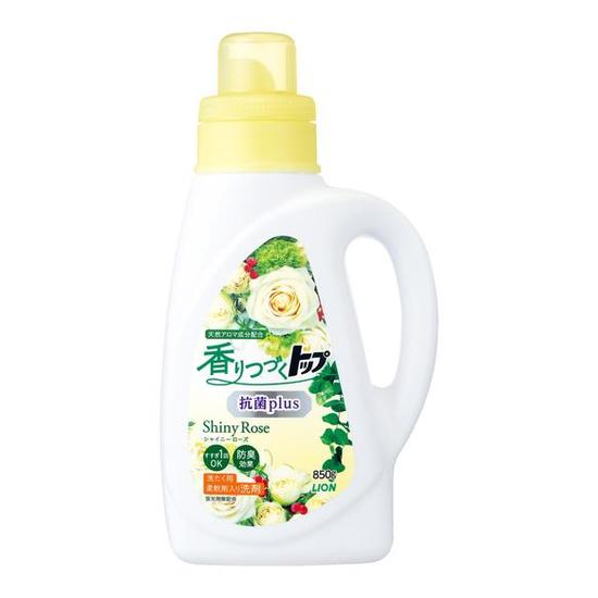 日本獅王香氛柔軟濃縮洗衣精-抗菌白玫瑰 850g