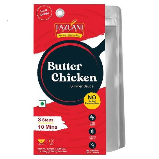 Fazlani印度咖哩奶油雞肉醬 150g*2入