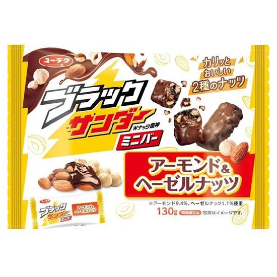 迷你黑雷神巧克力風味餅乾分享包-榛果杏仁 124g