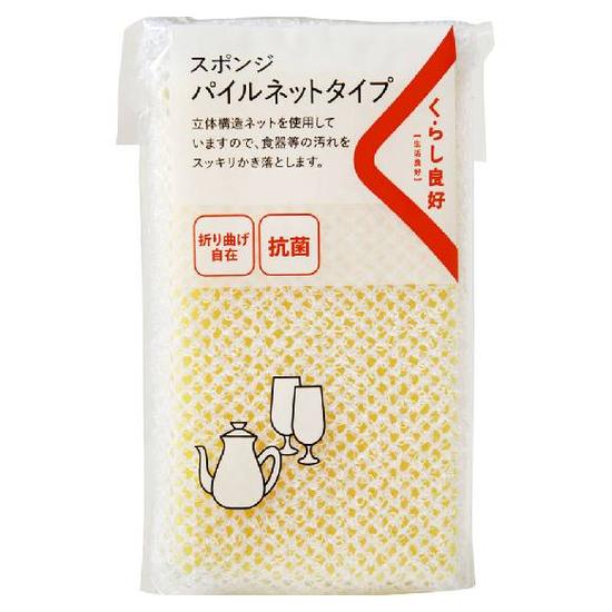 生活良好網狀清潔海綿 1入