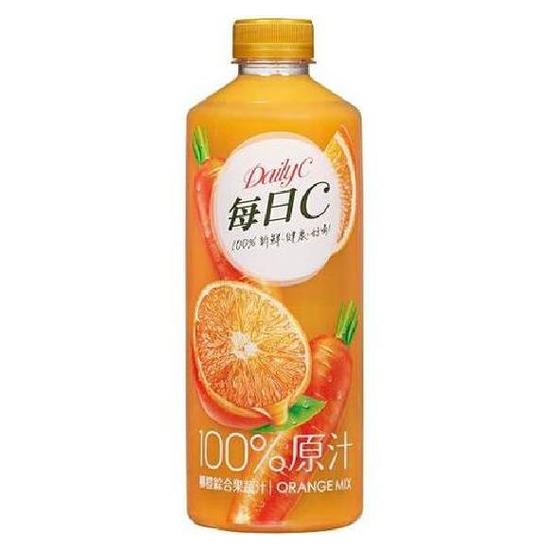 每日C100%柳橙綜合果蔬汁 1300ml