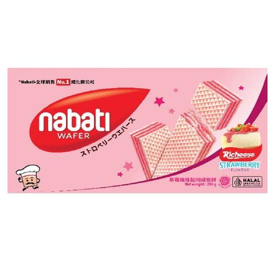 麗芝士Nabati起司威化餅-草莓風味 200g