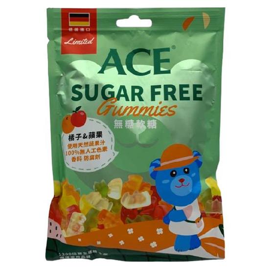 ACE ZERO SUGAR Q軟糖-蘋果橘子 60g
