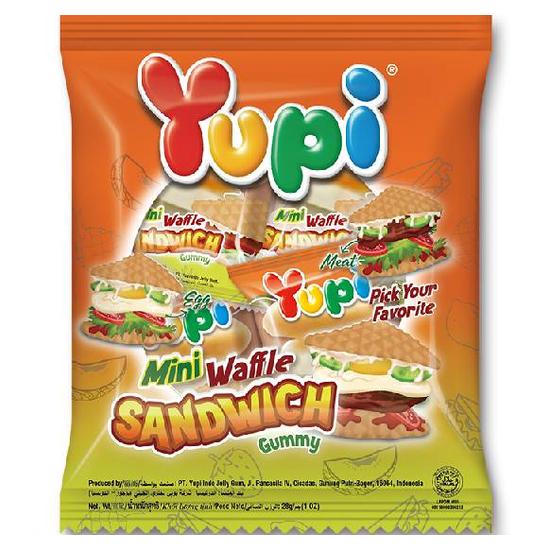 Yupi呦皮鬆餅三明治造型軟糖 84g