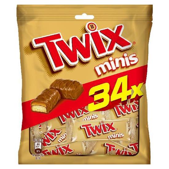 TWIX特趣迷你焦糖夾心巧克力 340g