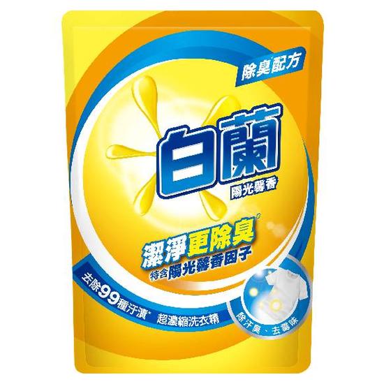 白蘭陽光馨香超濃縮洗衣精-補充包 1.6kg