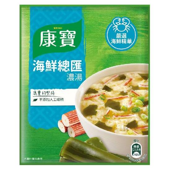 康寶濃湯-自然原味海鮮總匯 38.3g*2入