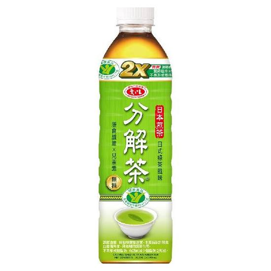愛之味分解茶-日式綠茶(無糖) 590ml*6入