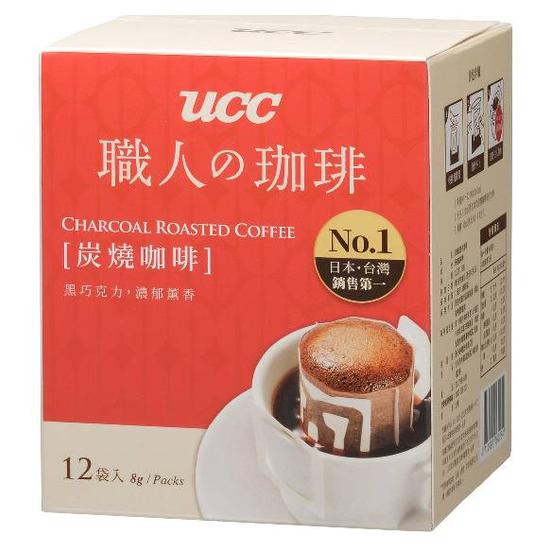 UCC炭燒濾掛式咖啡 8gx12入