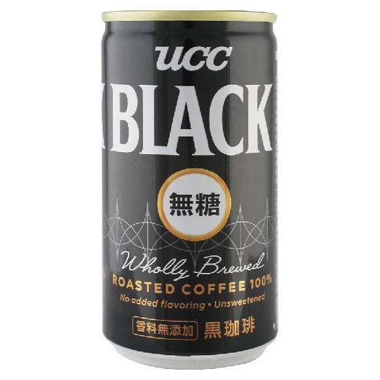 UCC無糖黑咖啡 185g*6入