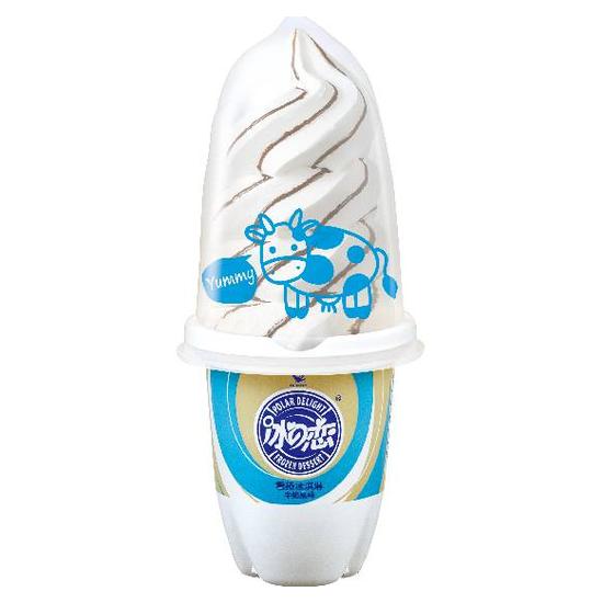 統一冰之戀雪捲冰淇淋-牛奶風味 100g