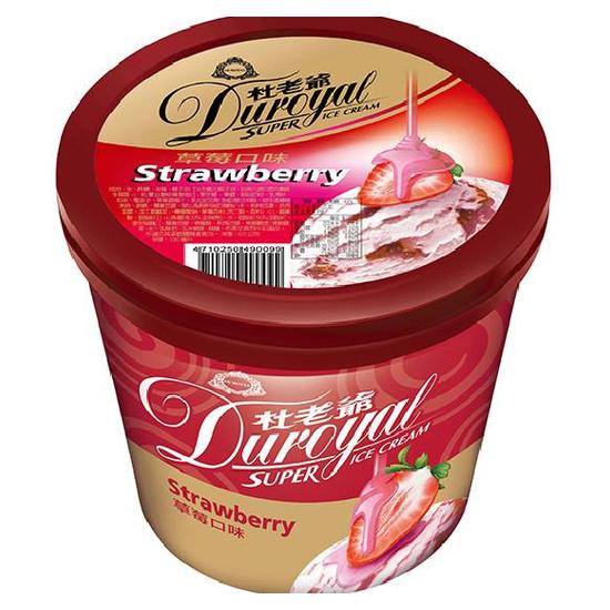 杜老爺超級冰淇淋-草莓口味 672g