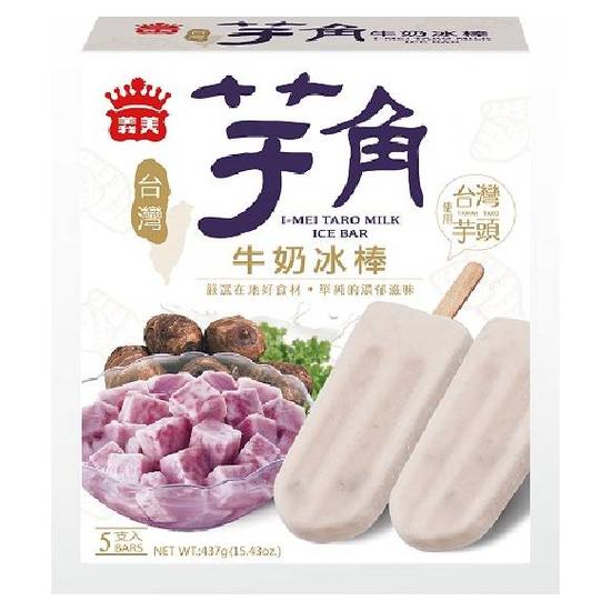 義美台灣芋角牛奶冰棒 87.5gx5入