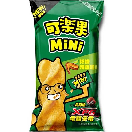 可樂果Mini豌豆酥-檸檬辣雞翅口味 50g