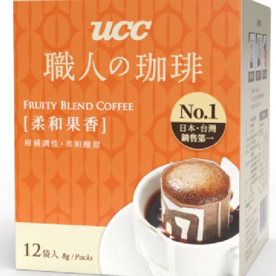 UCC柔和果香濾掛式咖啡 8g*12入