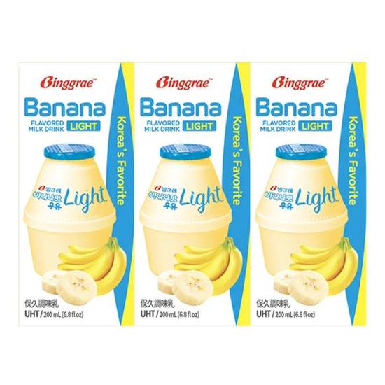 Binggrae保久調味乳-香蕉風味 200ml*6入