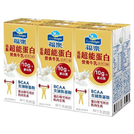 福樂超能蛋白營養牛乳-奶茶口味 200ml*6入