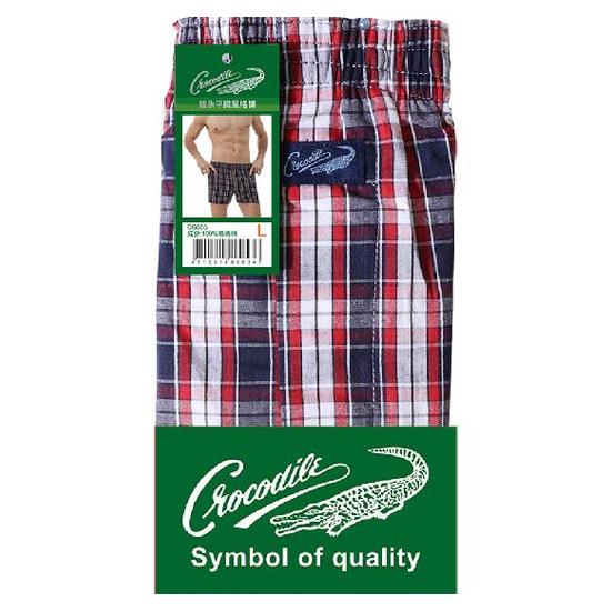 鱷魚平織風格褲#7603 L 1入