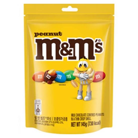 M&amp;M’s花生糖衣巧克力 145g