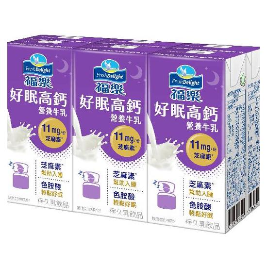 福樂好眠高鈣營養牛乳 200ml*6入