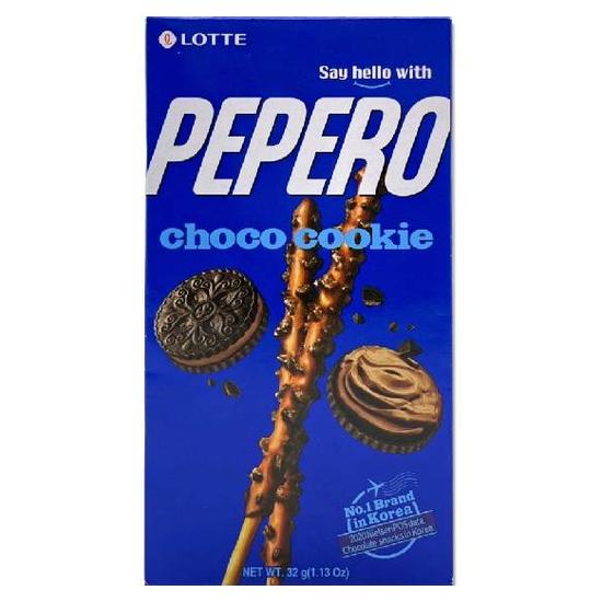 LOTTE PEPERO黑餅乾巧克力口味餅乾棒 32g