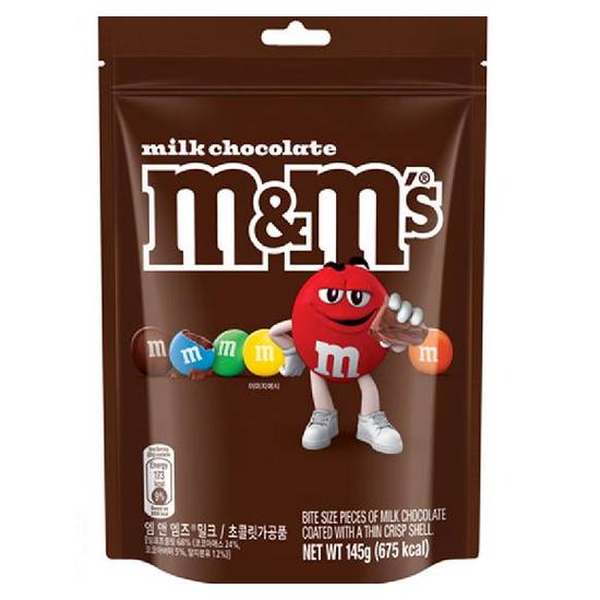 M&amp;M’s牛奶糖衣巧克力 145g