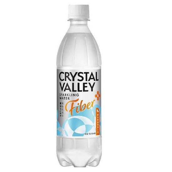 Crystal Valley礦沛氣泡水-PLUS+纖維 585ml
