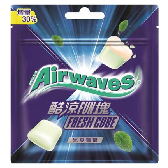 AIRWAVES酷涼FUN塊口香糖-冰爽薄荷 37.4g