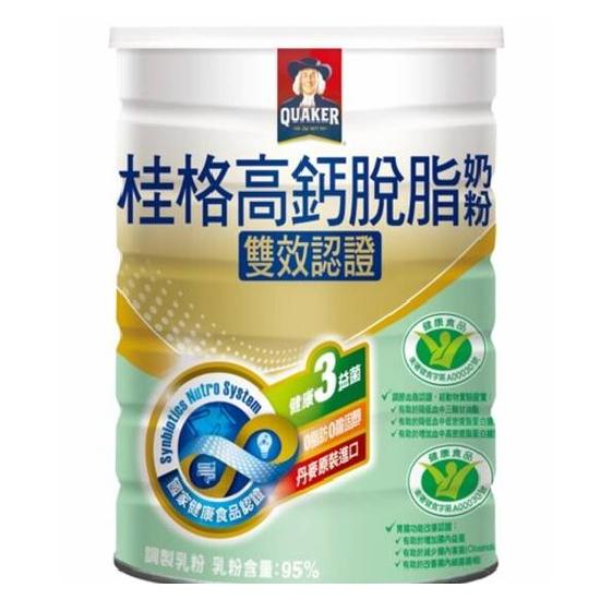 桂格高鈣脫脂奶粉-雙效認證 750g