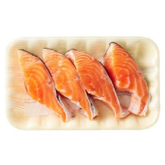 冷藏鮭魚特選上背肉  約300g(每100g 65元/重量約±50%/請款金額依實際重量為準)