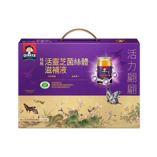 【分批取】桂格活靈芝菌絲體滋補液禮盒 60毫升*8瓶