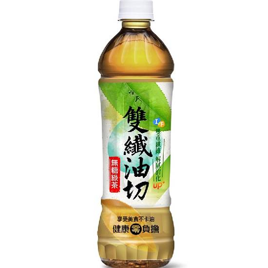 悅氏雙纖油切綠茶-無糖 550ml