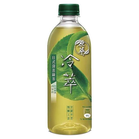 原萃冷萃日式深蒸綠茶 450ml