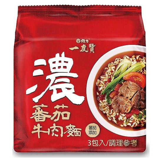 維力一度贊包麵-蕃茄牛肉麵 185g*3入