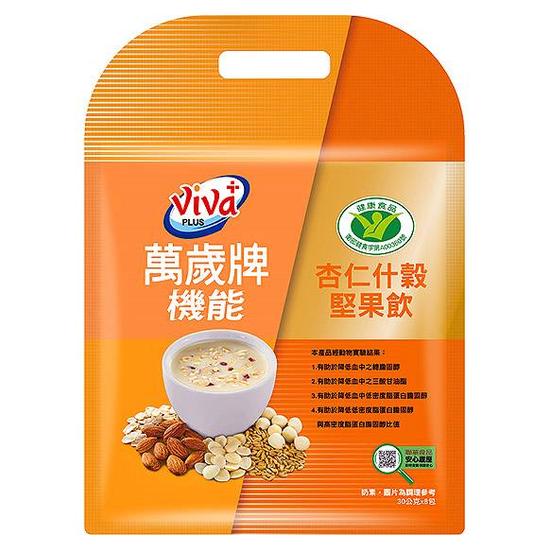 萬歲牌機能杏仁什穀堅果飲 30g*8入