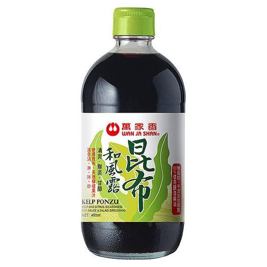 萬家香昆布和風露 450ml