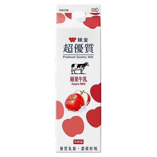 味全超優質 蘋果牛乳 936ml