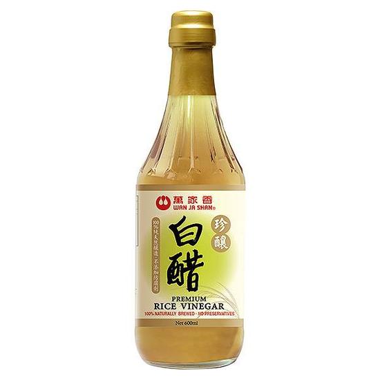 萬家香珍釀白醋(穀物釀造醋) 600ml