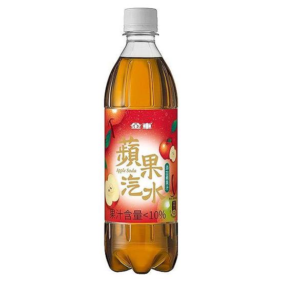 金車蘋果汽水 585ml