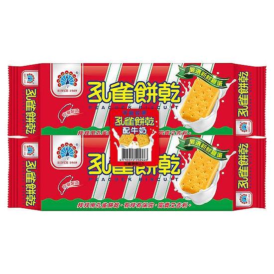 孔雀餅乾-鋁箔裝 135gx2入
