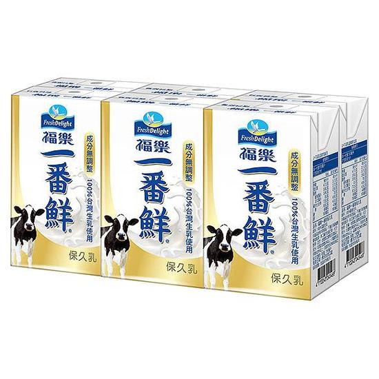 福樂一番鮮保久乳 150ml*6入