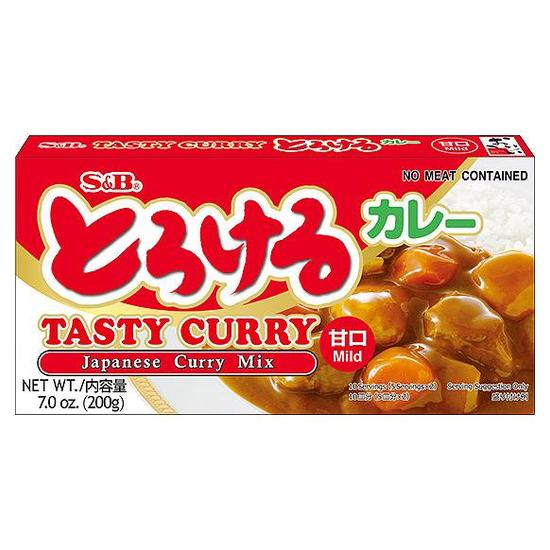 S&B特樂口野菜咖哩塊-甘口 200g