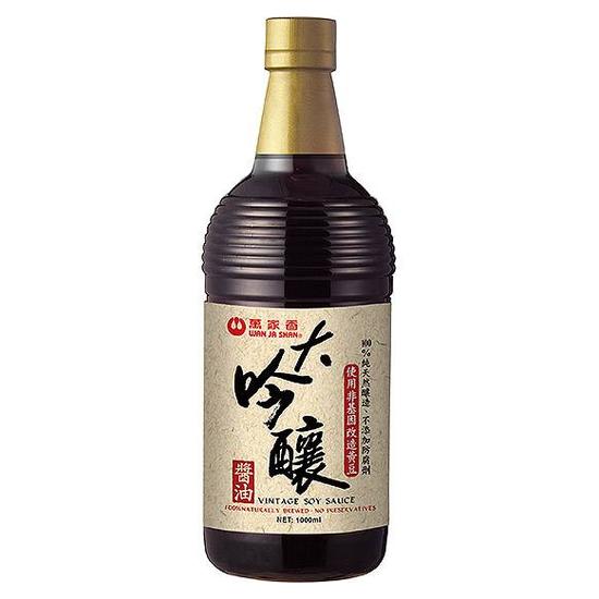 萬家香大吟釀醬油 1000ml