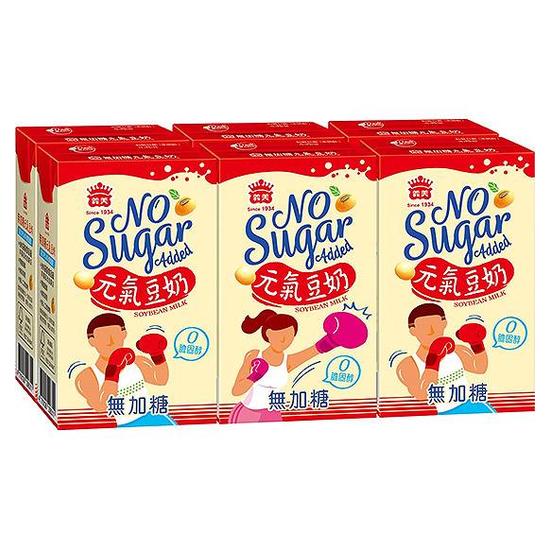 義美無加糖元氣豆奶 250ml*6入