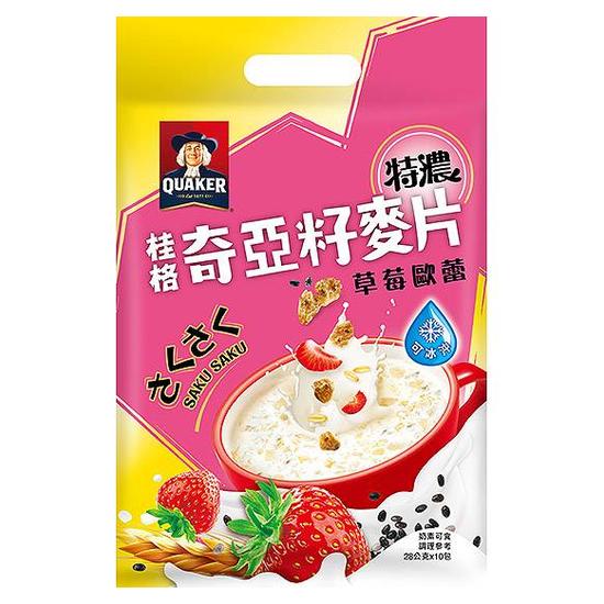 桂格奇亞籽麥片-草莓歐蕾 28g*10入
