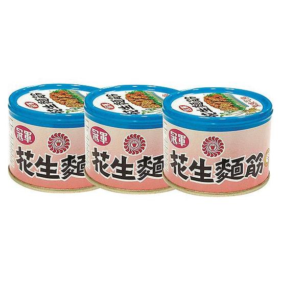 冠軍花生麵筋(易開罐) 內容量170g固形量115gx3入