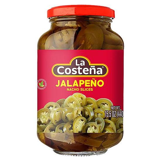 墨西哥切片辣椒(玻璃瓶) 淨重440g 固形量255g