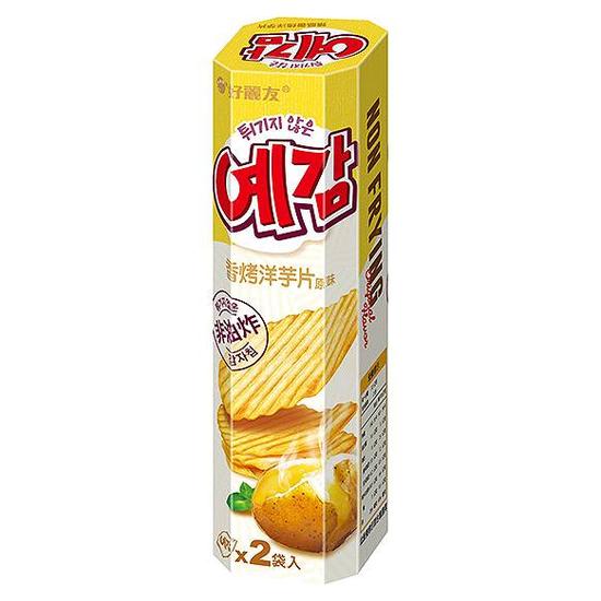 韓國好麗友預感香烤洋芋片(非油炸)-原味 64g